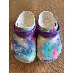 Crocs Girls‎ tie dye size 3